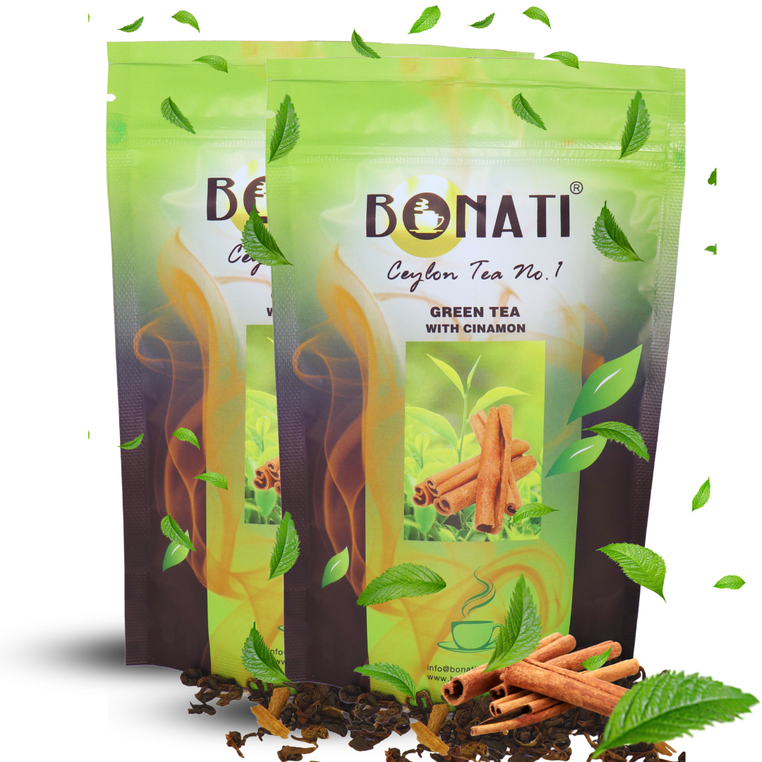 BONATI GREEN TEA WITH CINNAMON - 2 pcs.