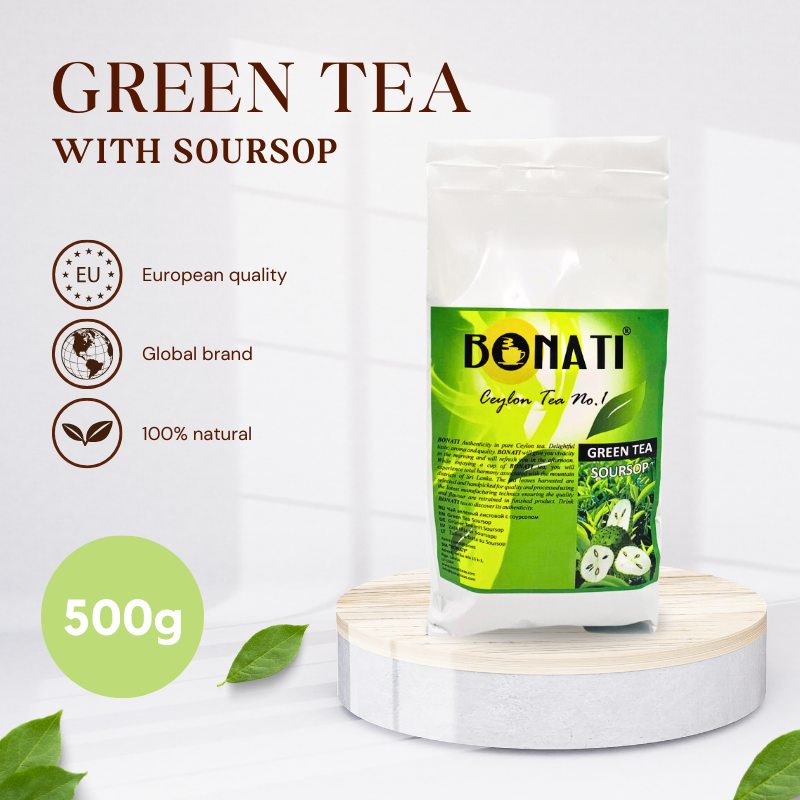 BONATI ZAĻĀ TĒJA AR SOURSOP - 500g