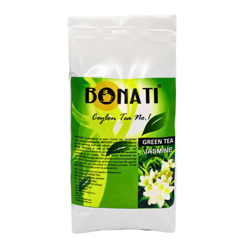 BONATI ZAĻĀ TĒJA AR JASMĪNU - 500g