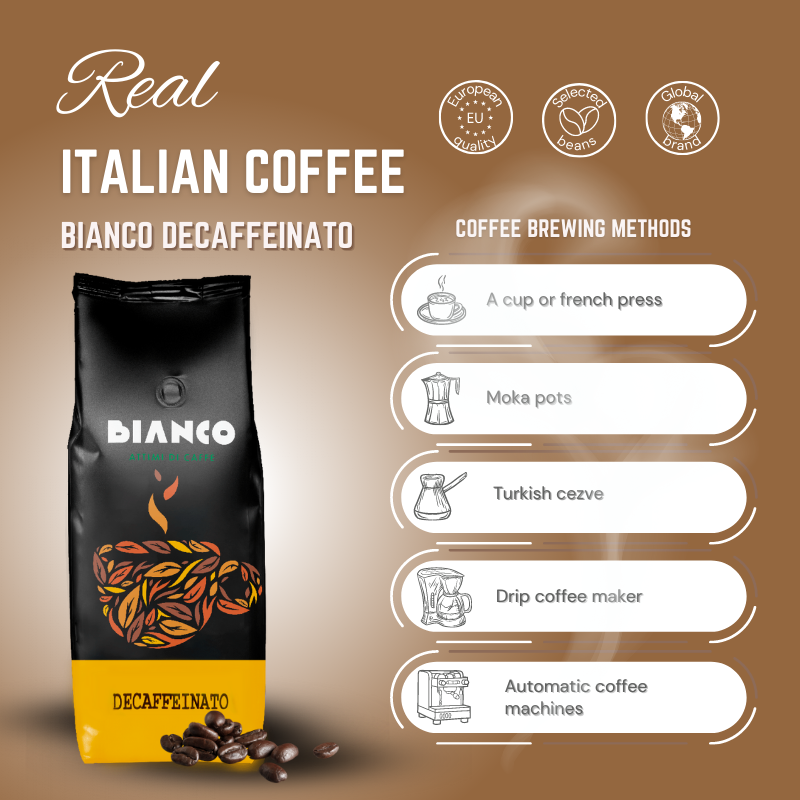 KAFIJA BIANCO DECAFFEINATO