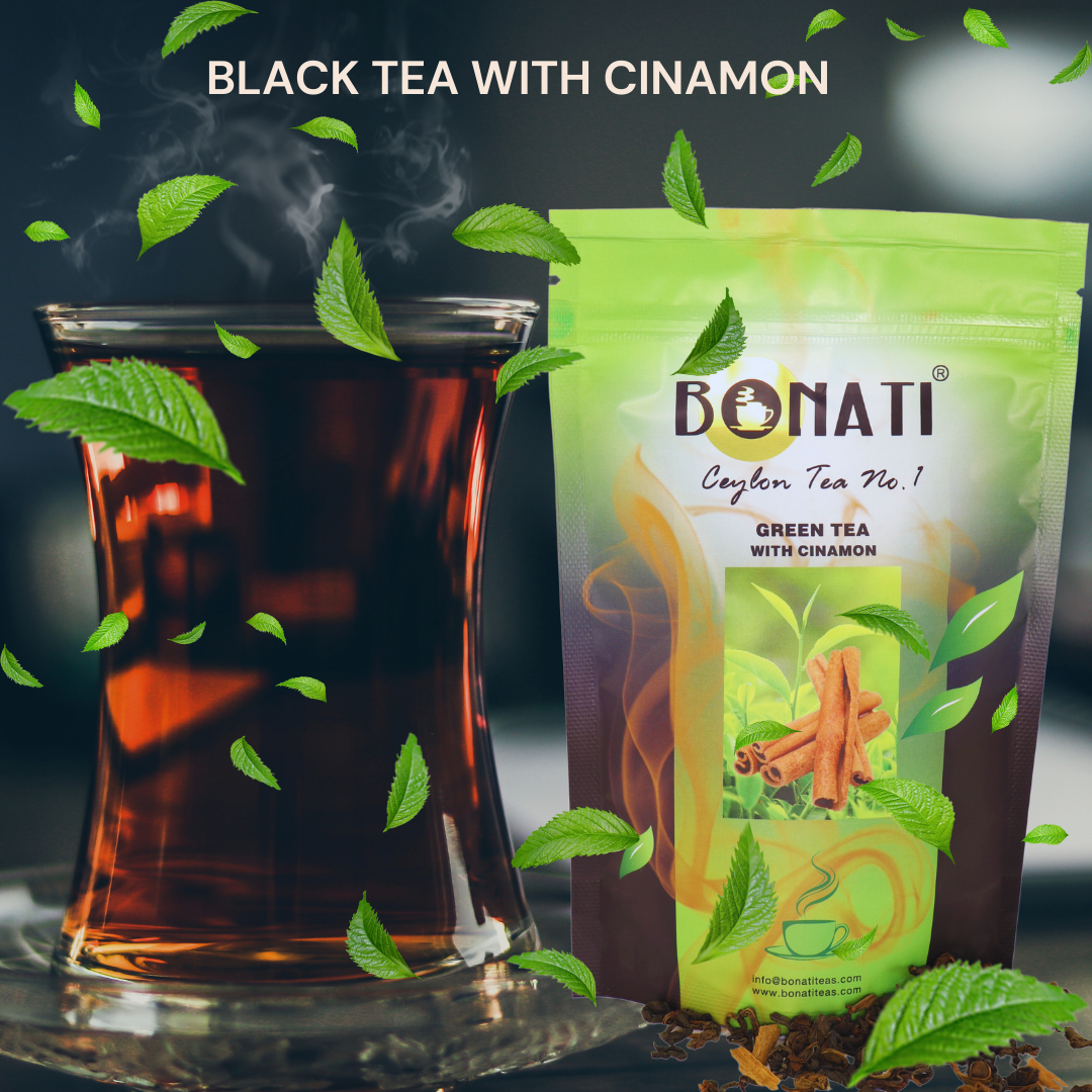 BONATI GREEN TEA WITH CINNAMON - 2 pcs.